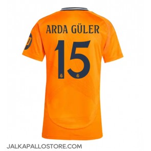 Real Madrid Arda Guler #15 Vieraspaita Naisten 2024-25 Lyhythihainen